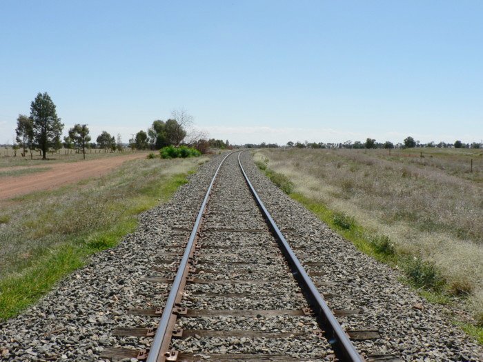 The view looking north. No trace remains.