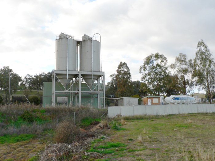 The grain loading facility at Nemingah.