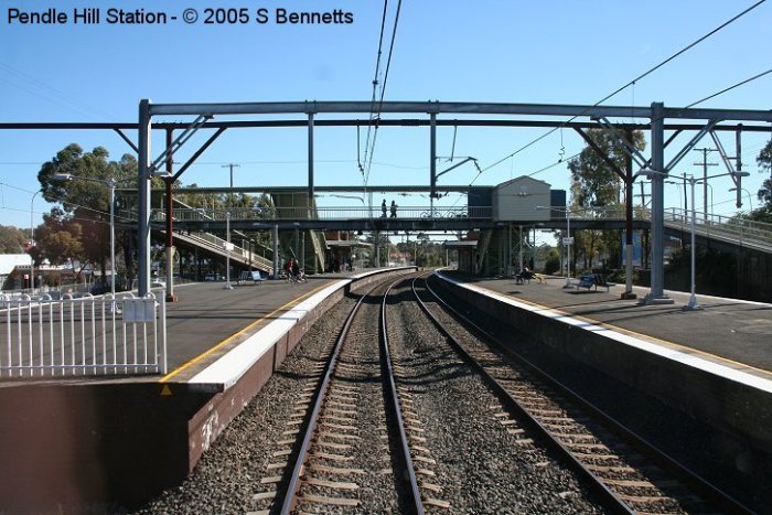 A view of the station from the eastern end.