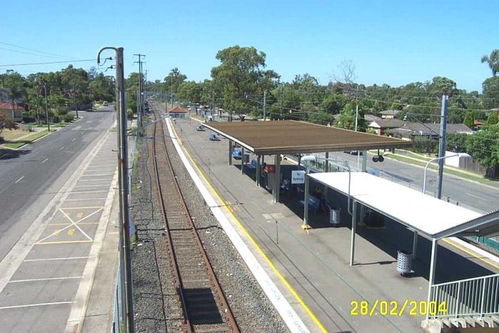 
The view looking back towards Sydney, from the footbridge.
