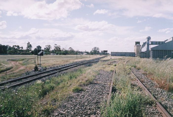 
The view looking north from the gravity siding.
