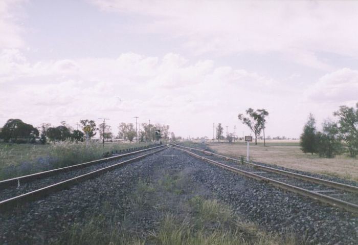 
The view looking north of the northern end of the silo siding.
