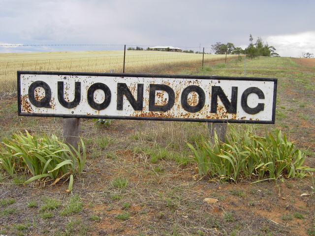 
The former station sign, now on a nearby property.
