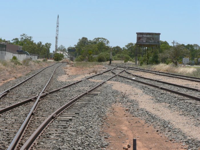 The view looking north with the old and new bridges visible inthe distance.