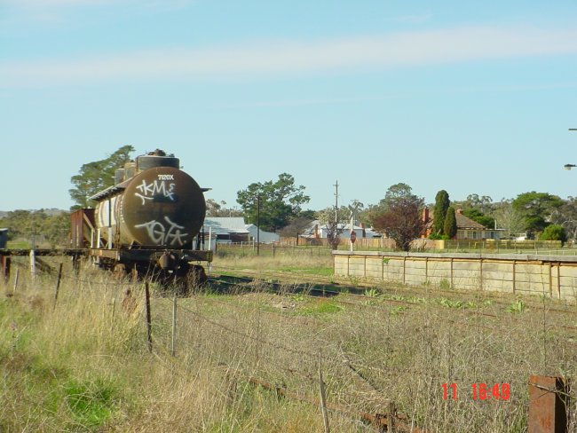 
Another view of the rolling stock and the northern end of the platform.
