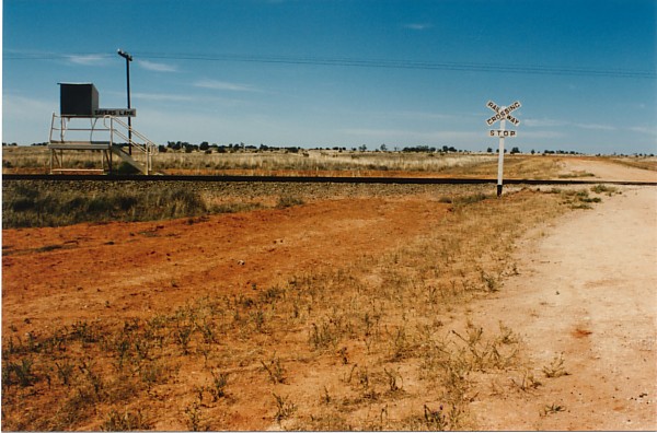 
The view of the station, looking north.
