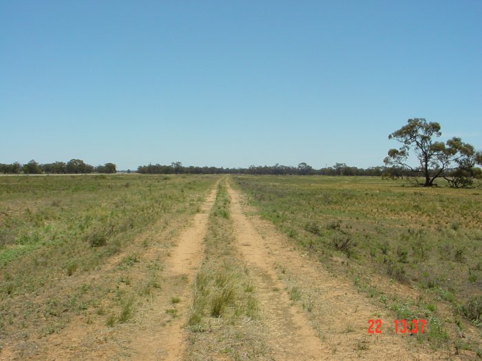 
The view looking west.
