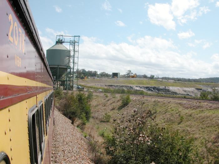 The Duralie Coal siding about 6km north of Stroud Road. 