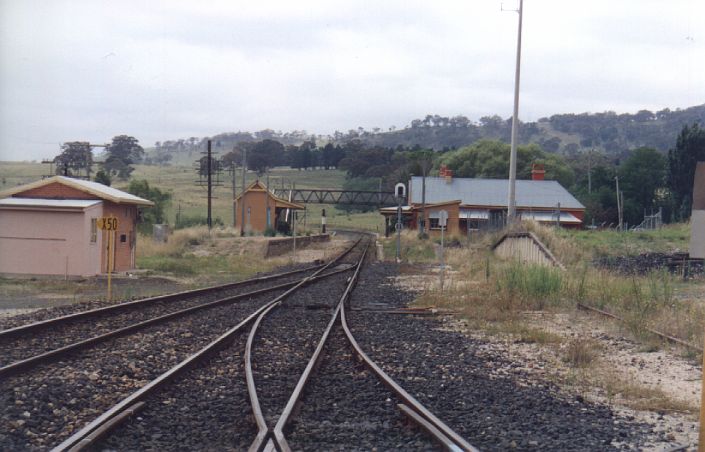 
The western approaches to the station.
