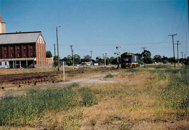 
8150 sits in a siding at the northern end of the yard.
