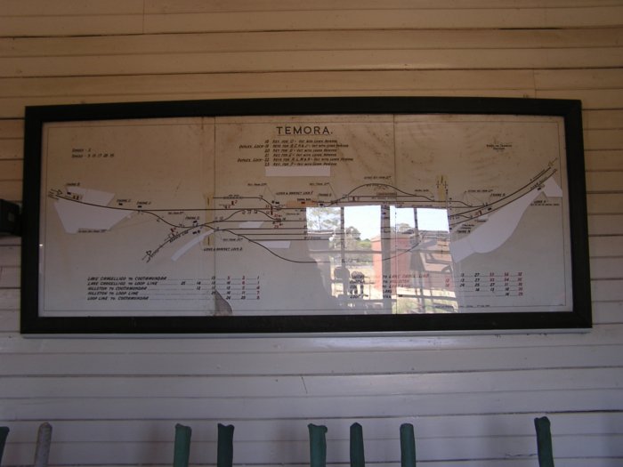 The Temora yard diagram. 