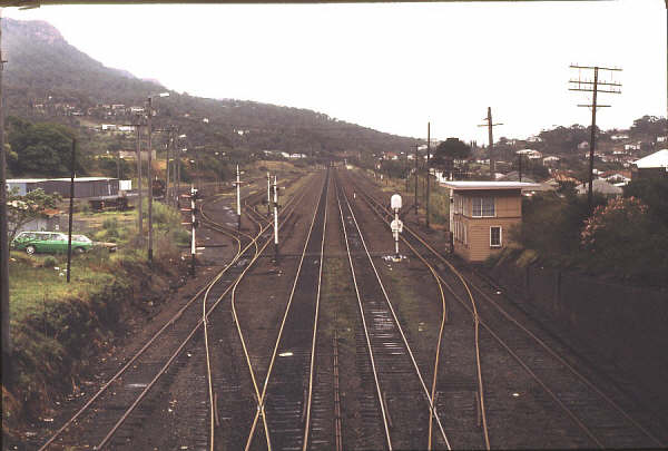 Thirroul Signal Box had a tremendous view of the ranges and a decent size yard to look after.