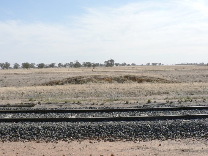 The remains of a platform.