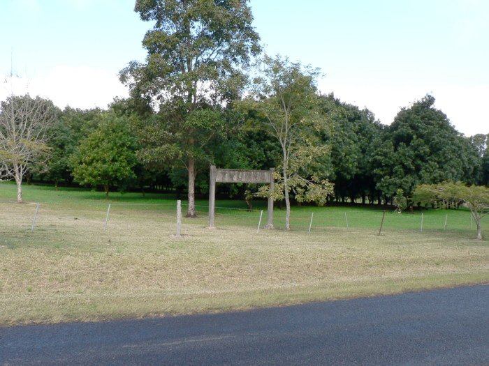 The station sign is now on a nearby property.