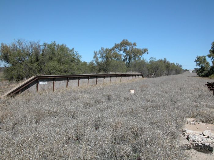 
The loading bank which served the stockyards.
