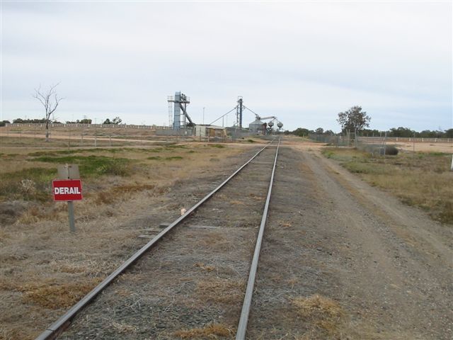 The view looking towards the wheat terminal.