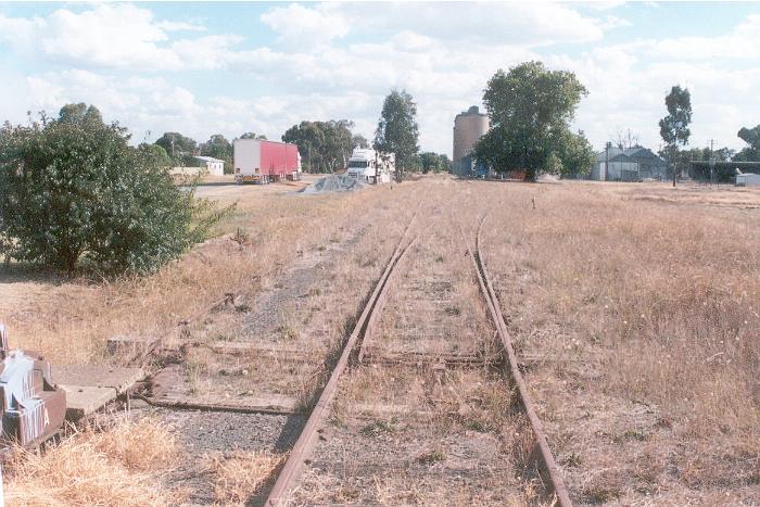 The view of the yards from 'A' frame at the Culcairn end.