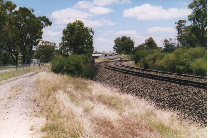 Closer view of site and loading bank.