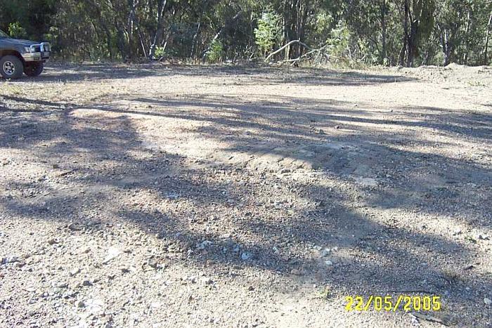 
Cemented bricks in the ground which may be the remains of a signal box.
