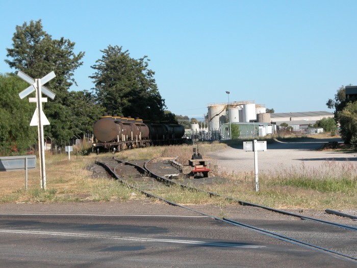 
The oil terminal at West Tamworth.
