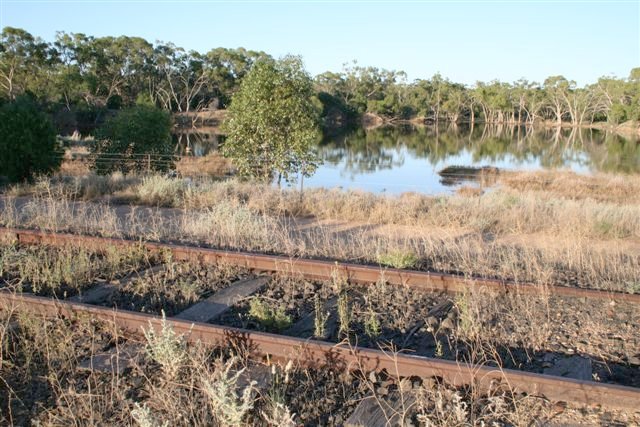 The reservoir servicing the former water tank.