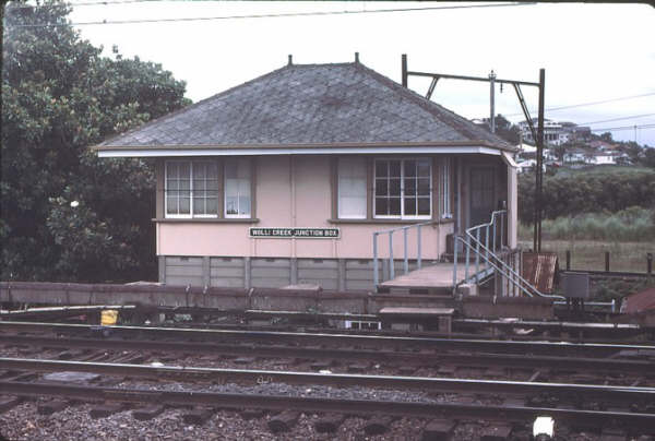 Wolli Creek Junction Signal Box served the junction of the Illawarra and East Hills lines, and now the Airport Line. This contained pistol grip controls.