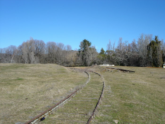 The view looking from the western end of the location.