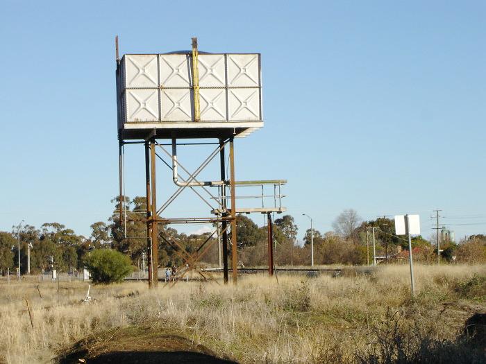 A view of the water tower.