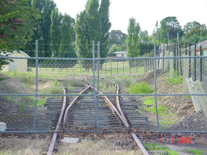 
The entrance to Yass yard, now a museum.
